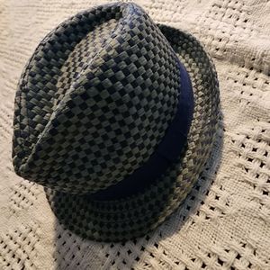 Baby Fedora Blue Gray 12-24Mo